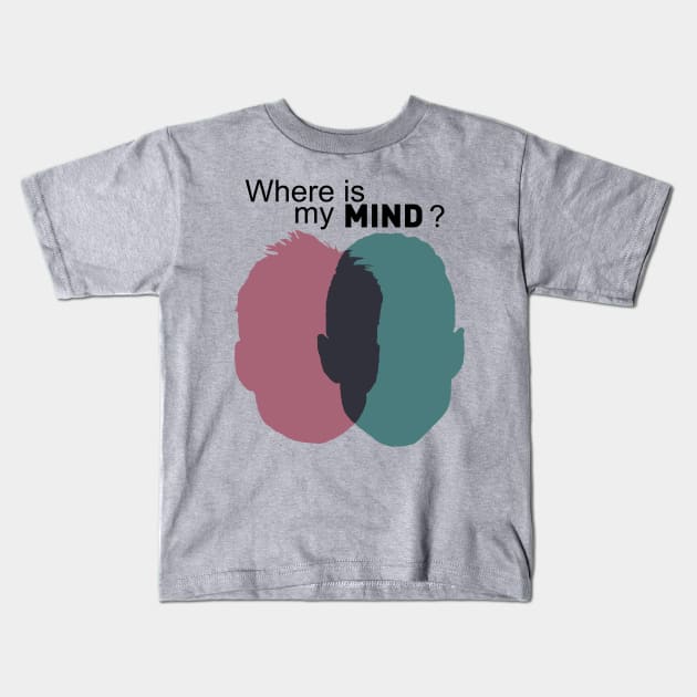 where is my mind (mr robot) Kids T-Shirt by Ward